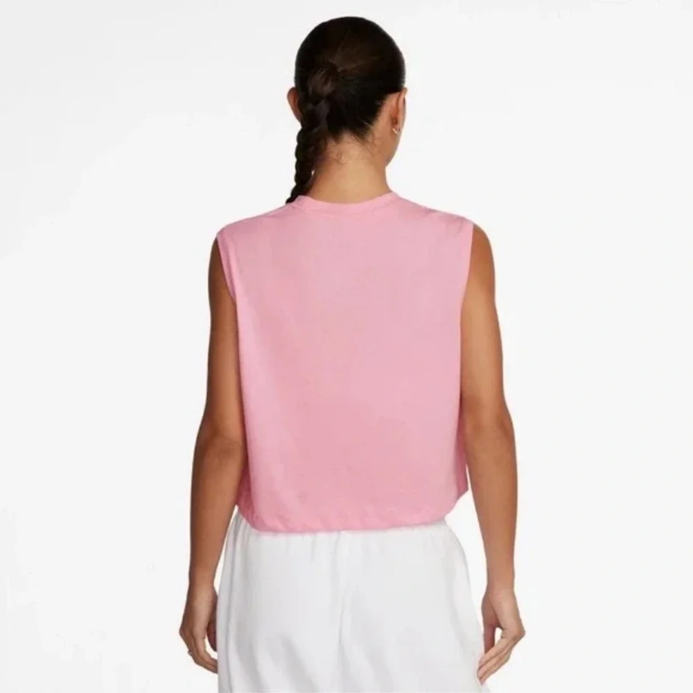 Nike Women's Pink Muscle Tee Size XSmall - Picture 2 of 6